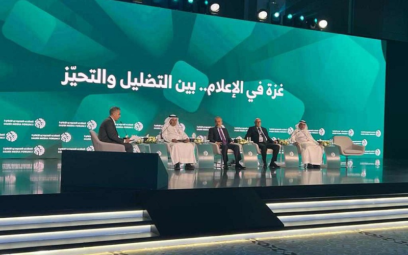 "المنتدى السعودي للإعلام" حمّل الإعلام الغربي مسؤولية دمار غزة..   تضليل.. تحيّز ودعاية إعلامية لا تقل بشاعتها عن بشاعة آلة الحرب الإسرائيلية